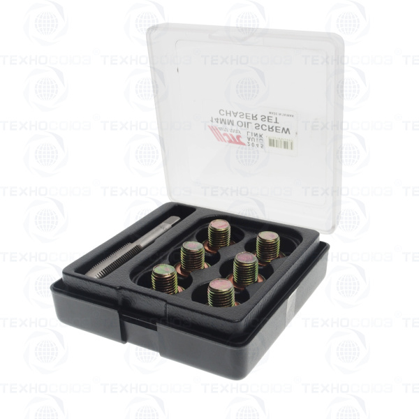 JTC-2045 НАБОР ИНСТРУМЕНТОВ ДЛЯ РЕМОНТА РЕЗЬБЫ МАСЛОСЛИВНЫХ ОТВЕРСТИЙ 14ММ В БОКСЕ